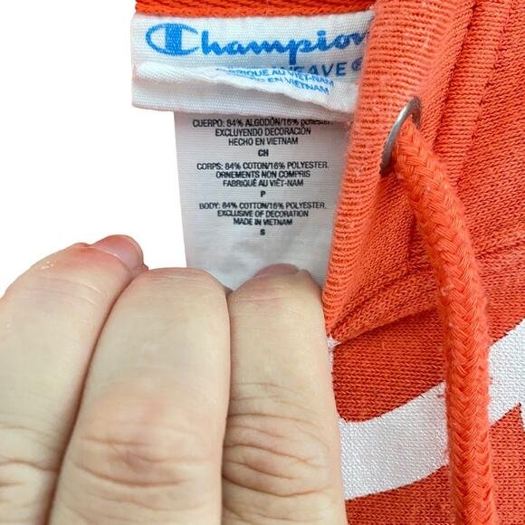 CHAMPION REVERSE WEAVE Hoodie Small Mens ALL-OVER PRINT CREW Kangaroo Pocket - Picture 3 of 7